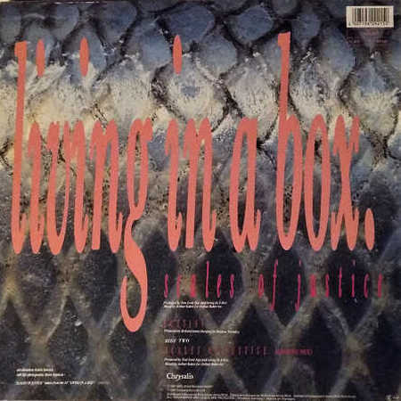 Living In A Box - Scales Of Justice Single Vinyl