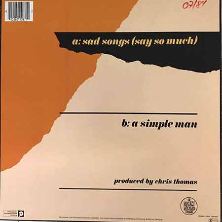Elton John - Sad Songs лп