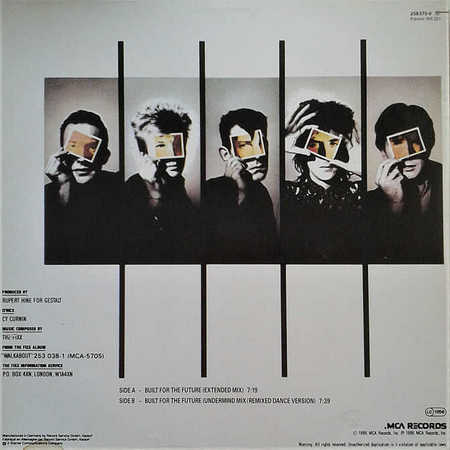 The Fixx - Built For The Future Single vinyl 7’45RPM