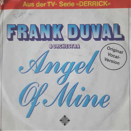 Frank Duval And Orchestra - Angel Of Mine Single Vinyl 7'45 RPM