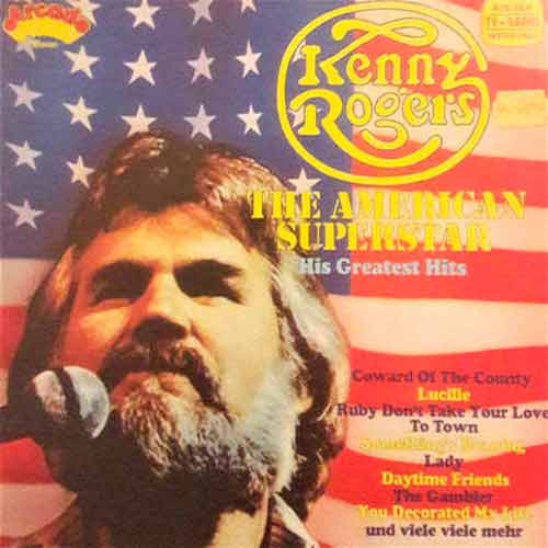 Kenny Rogers - The American Superstar His Greatest Hits vinyl, LP, вінілові платівки купити Україна, Київ, б/в платівки, магазин вінілових платівок