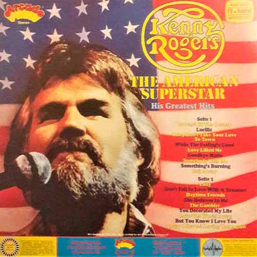 Kenny Rogers - The American Superstar His Greatest Hits vinyl, LP, вінілові платівки купити Україна, Київ, б/в платівки, магазин вінілових платівок
