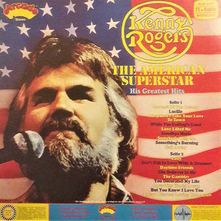 Kenny Rogers - The American Superstar His Greatest Hits LP lp vinyl album, lp, vinyl, album