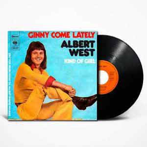Albert West - Ginny Come Lately single vinyl