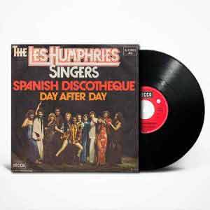 The Les Humphries Singers - "Spanish Discotheque, Day After Day" 7'45RPM lp vinyl album, lp, vinyl, album