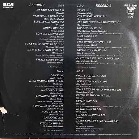 Elvis Presley Vinyl 2 LP