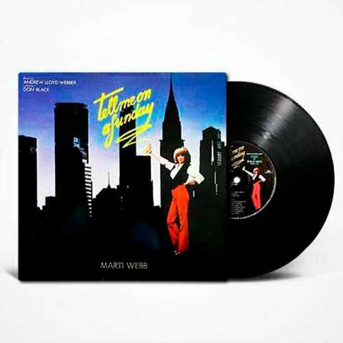 Marti Webb - Tell Me On A Sunday Vinyl LP | Music by Andrew Lloyd Webber vinyl, LP, вінілові платівки купити Україна, Київ, б/в платівки, магазин вінілових платівок