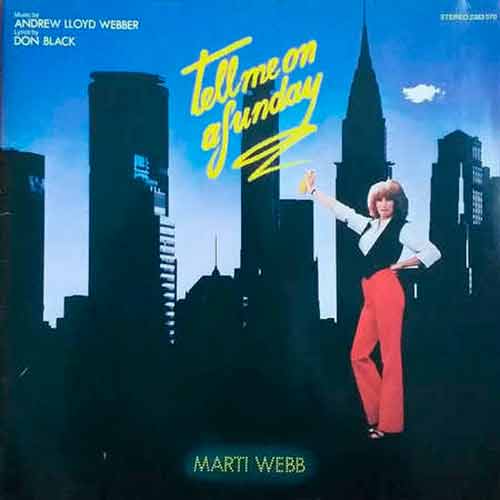 Marti Webb - Tell Me On A Sunday Vinyl LP | Music by Andrew Lloyd Webber vinyl, LP, вінілові платівки купити Україна, Київ, б/в платівки, магазин вінілових платівок