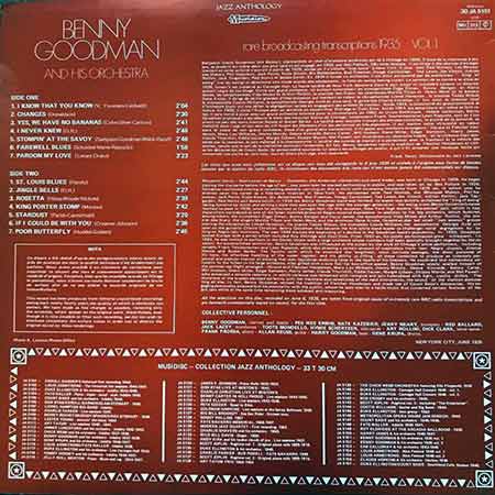 Benny Goodman Vinyl LP