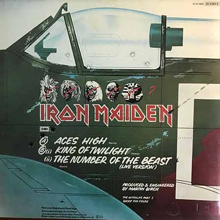 Iron Maiden - Aces High Single vinyl 12-45RPM