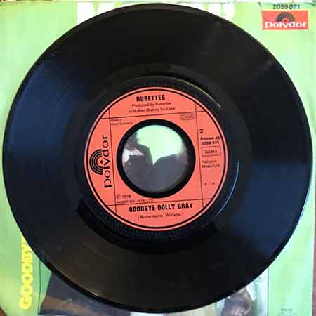 Rubettes - Movin single vinyl 7-45 RPM