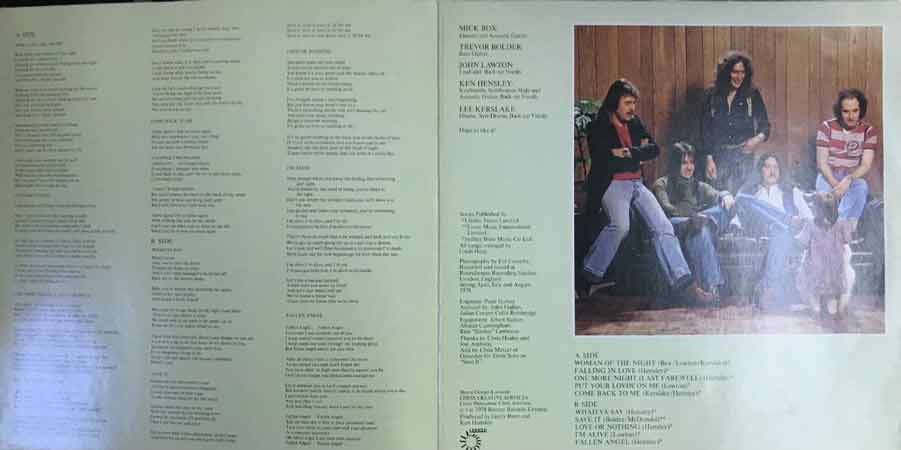 Uriah Heep Fallen Angel Vinyl, LP