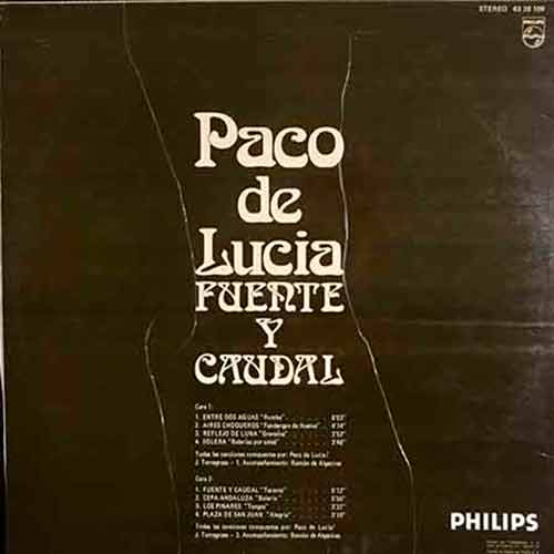 Paco De Lucia Fuente Y Caudal Vinyl LP Hardy Vinyl paco-de-lucia-fuente-y-caudal-vinyl-lp-hardy-vinyl