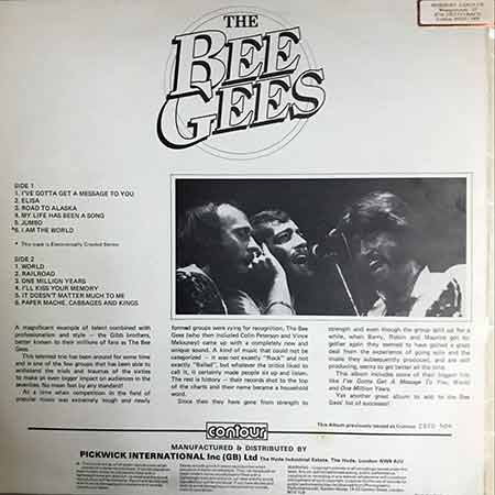 Bee Gees, I've Gotta Get A Message To You, vinyl, LP