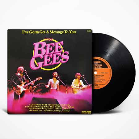 Bee Gees, I've Gotta Get A Message To You, vinyl, LP