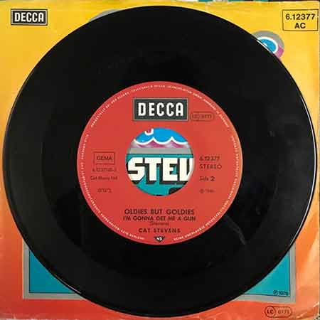 Cat Stevens,Matthew And Son, I'm Gonna Get Me A Gun, Single, Vinyl, 7'45 RPM