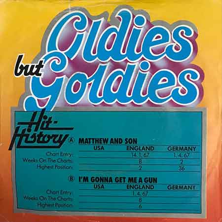 Cat Stevens,Matthew And Son, I'm Gonna Get Me A Gun, Single, Vinyl, 7'45 RPM