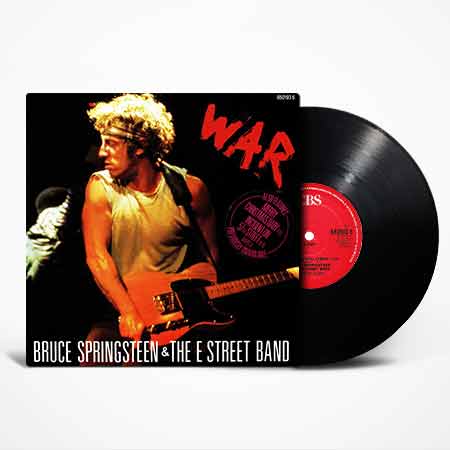 Bruce Springsteen, The E Street Band, War, Single, vinyl, 45RPM