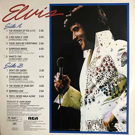 Elvis, Greatest Hits, Volume One, Vinyl, LP, lp vinyl album, album