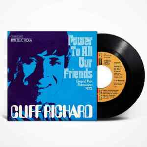 Cliff Richard, Power To All Our Friends, single, vinyl, 7'45 RPM