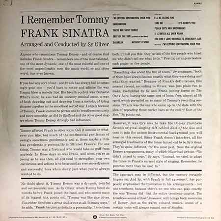 Frank Sinatra, I Remember Tommy, Vinyl, LP, lp vinyl album, album