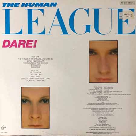 The Human League, Dare, Vinyl, LP, lp vinyl album, album