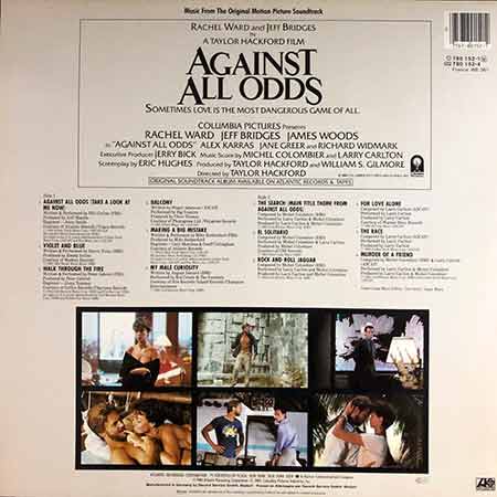 Against All Odds, Vinyl, LP, Music From The Original Motion Picture, Soundtrack