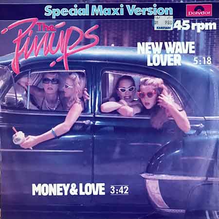 The Pinups, New Wave Lover, Single, vinyl, 45 RPM, lp vinyl album, album
