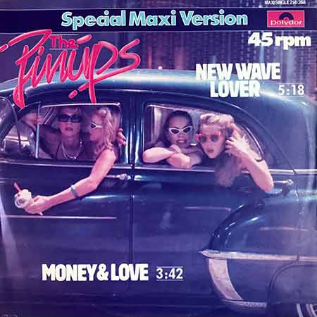 The Pinups, New Wave Lover, Single, vinyl, 45 RPM, lp vinyl album, album