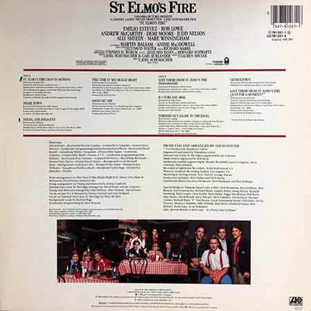 St. Elmo's Fire, Original Motion Picture Soundtrack, Vinyl, LP, lp vinyl album, album