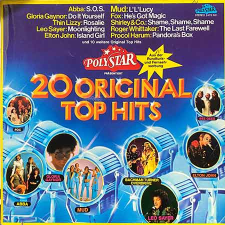20 Original Top Hits, Vinyl, LP, lp vinyl album, album