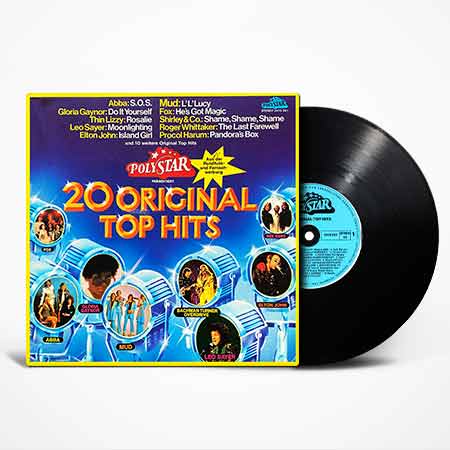 20 Original Top Hits, Vinyl, LP, lp vinyl album, album