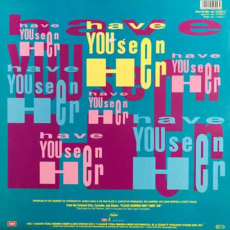 MC Hammer, Have You Seen Her, Single, Vinyl, lp vinyl album, album LP