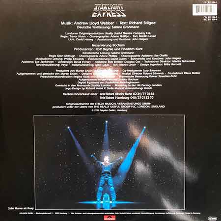Andrew Lloyd Webber, Starlight Express, Vinyl, LP, vinyl album, album LP