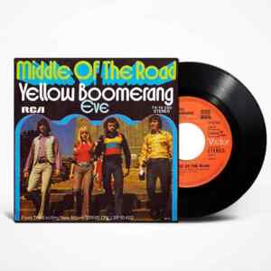 Middle Of The Road, Yellow Boomerang, single, vinyl, 7', магазин вінілових платівок