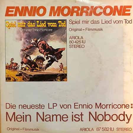 Ennio Morricone, Mein Name Ist Nobody, single, vinyl, вінілові платівки купити, vinyl album, album LP
