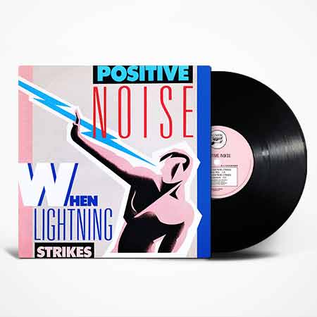 Positive Noise, When Lightning Strikes, Maxi Single, Vinyl, 12’, купити старі вінілові платівки, vinyl album, album LP