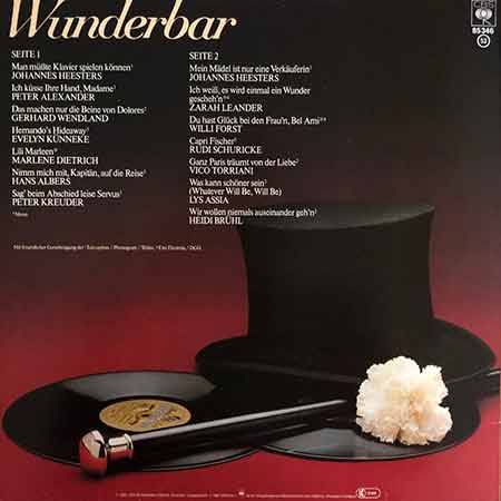 Wunderbar, Unvergessene Stars Mit Unvergessenen Hits Laden Ein, Vinyl, LP, купити вінілові платівки бу, vinyl album, album LP