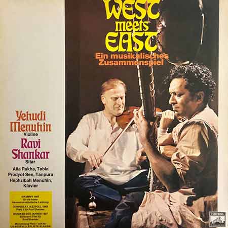 Yehudi Menuhin. Ravi Shankar, West Meets East, Ein Musikalisches Zusammenspiel, Vinyl, LP, купити вінілові пластинки, Київ, б/в, магазин вінілових пластинок