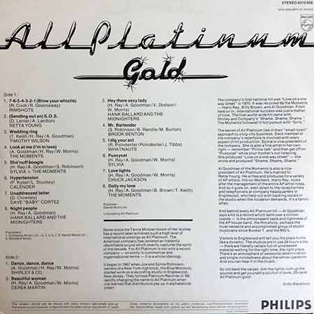 All Platinum Gold, Vinyl, LP, купити вінілові пластинки, Одеса, б/в, магазин вінілових пластинок