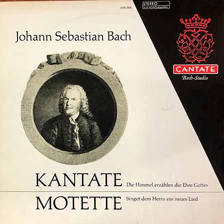 Johann Sebastian Bach. Kantate Die Himmel erzählen die Ehre Gottes, Vinyl, LP, купить виниловые пластинки в украине, киев, б/у, магазин виниловых пластинок