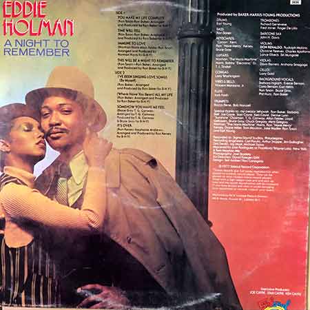 Eddie Holman, A Night To Remember, Vinyl, LP, Купити вінілові платівки в Україні, Київ, б/у платівки, магазин вінілових платівок