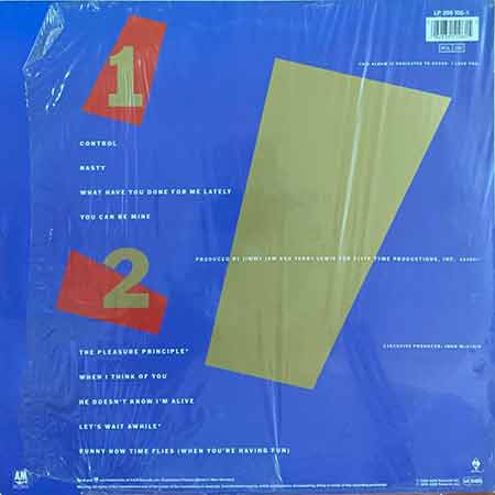 Janet Jackson, Control, Vinyl, LP, Купити вінілові платівки в Україні, Київ, б/у платівки, магазин вінілових платівок