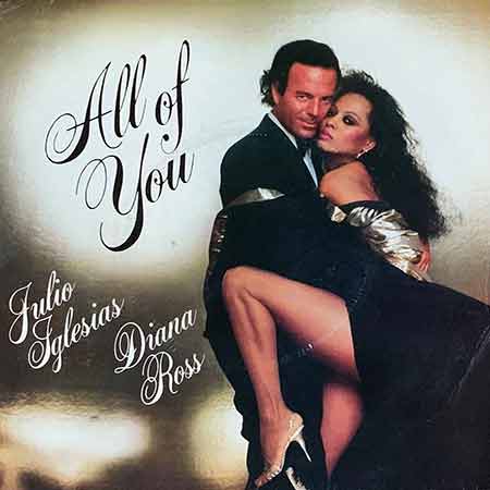 Julio Iglesias, Diana Ross, All Of You, single, Vinyl, LP, виниловые пластинки купить, Київ, б/у платівки, магазин вінілових платівок