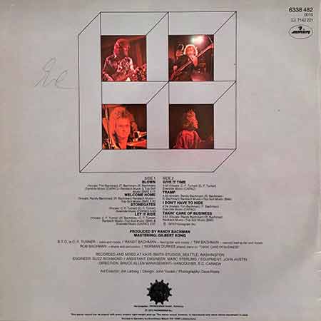 Bachman-Turner Overdrive, Bachman-Turner Overdrive II, Vinyl, LP, вінілові платівки купити Україна, Київ, б/в платівки, магазин вінілових платівок