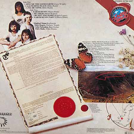 Manfred Mann's Earth Band, The Good Earth, Vinyl, LP, вінілові платівки купити Україна, Київ, б/в платівки, магазин вінілових платівок