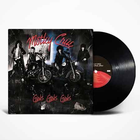 Mötley Crüe, Girls Girls Girls, Vinyl, LP, вінілові платівки купити Україна, Київ, б/в платівки, магазин вінілових платівок