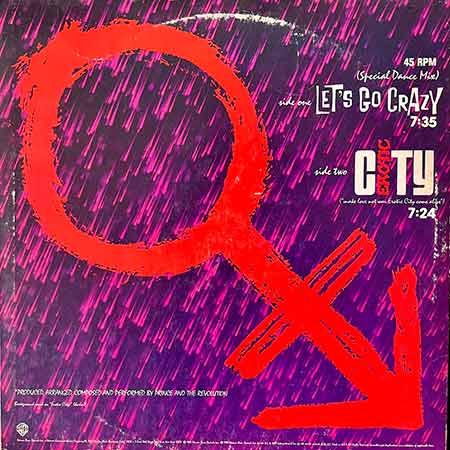 Prince And The Revolution, Let's Go Crazy, Single, Vinyl, LP, вінілові платівки купити Україна, Київ, б/в платівки, магазин вінілових платівок