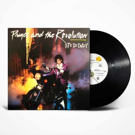Prince And The Revolution, Let's Go Crazy, Single, Vinyl, LP, вінілові платівки купити Україна, Київ, б/в платівки, магазин вінілових платівок