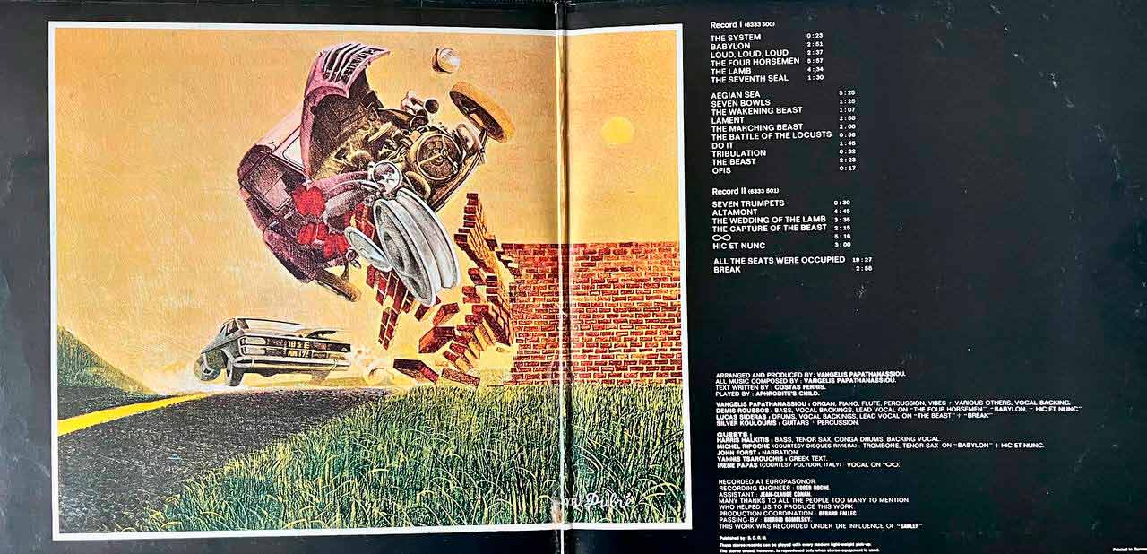 Aphrodite's Child - 666 Vinyl, LP, вінілові платівки купити Україна, Київ, б/в платівки, магазин вінілових платівок